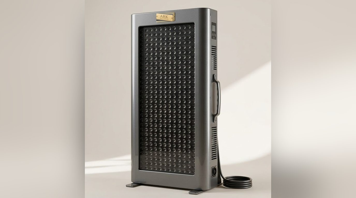 The full-size Graystone 1500: a tall panel with 300 LEDs and a gold ARK badge